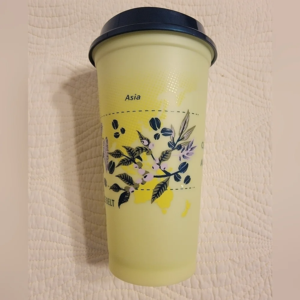 NWOT Starbucks 2024 National Coffee Day LATAM Reusable Cup with Sippy Lid